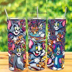20 oz Tom and jerry carton Tumbler